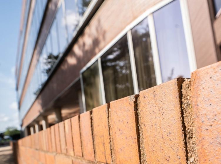 Brick Outside of Nursing Education Building